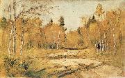Levitan, Isaak The Sunshine of Autumn USA oil painting artist